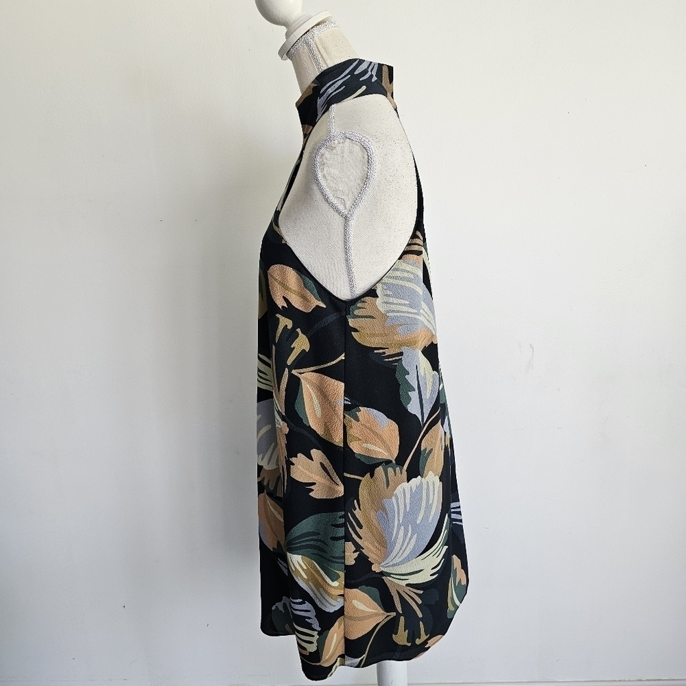 Amanda Uprichard "Queens" Tropical Halter Dress - Picture 5 of 10